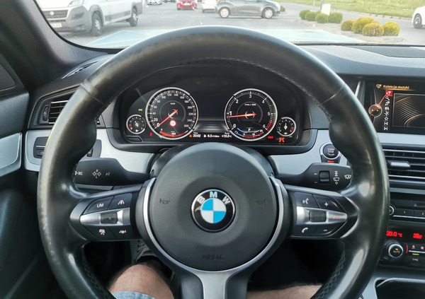 BMW Seria 5 cena 92250 przebieg: 290000, rok produkcji 2015 z Warszawa małe 781